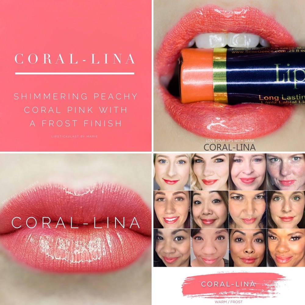 Coral-Lina LipSense by SeneGence